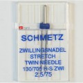 Schmetz Zwillingsnadel 2.5 / 75